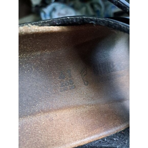 Birkenstock Arizona 2 Strap Slide Sandals Black Size 41 (10-10.5) - Picture 10 of 14